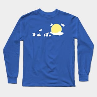 rabbit and moon Long Sleeve T-Shirt